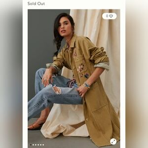 Pilcro The Chore Embroidered Duster